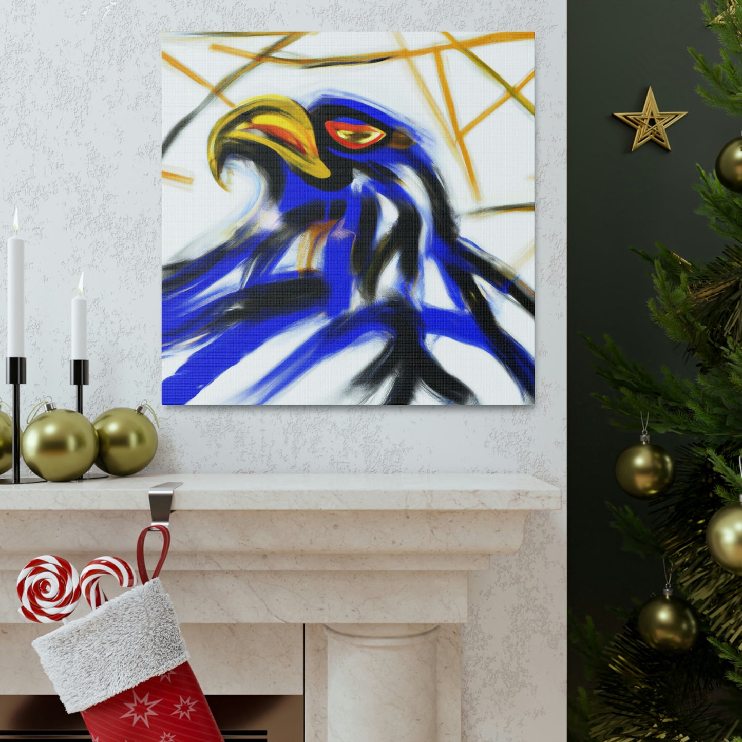 Eagle in Expressionism - Canvas