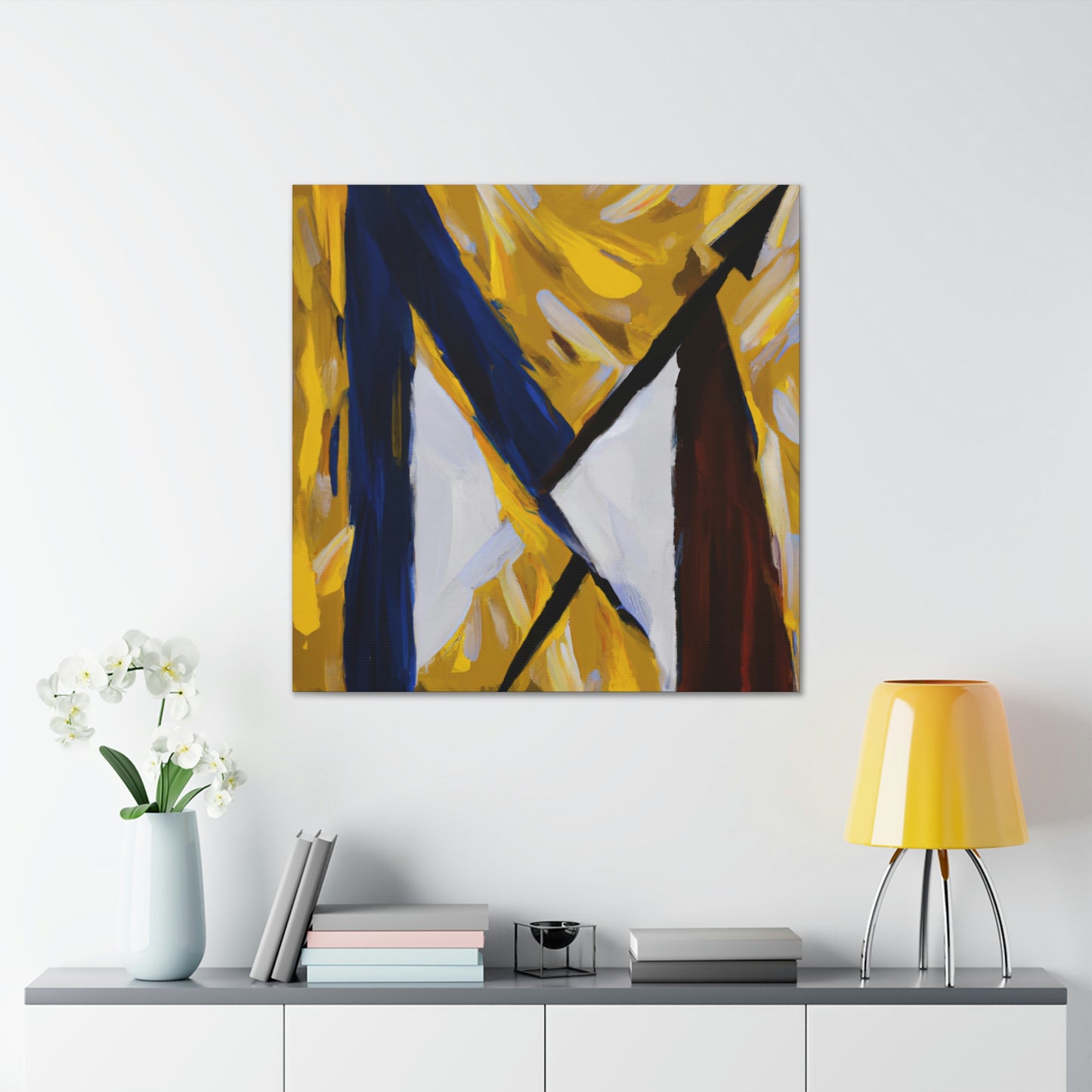 "Abstract Expression of M." - Canvas