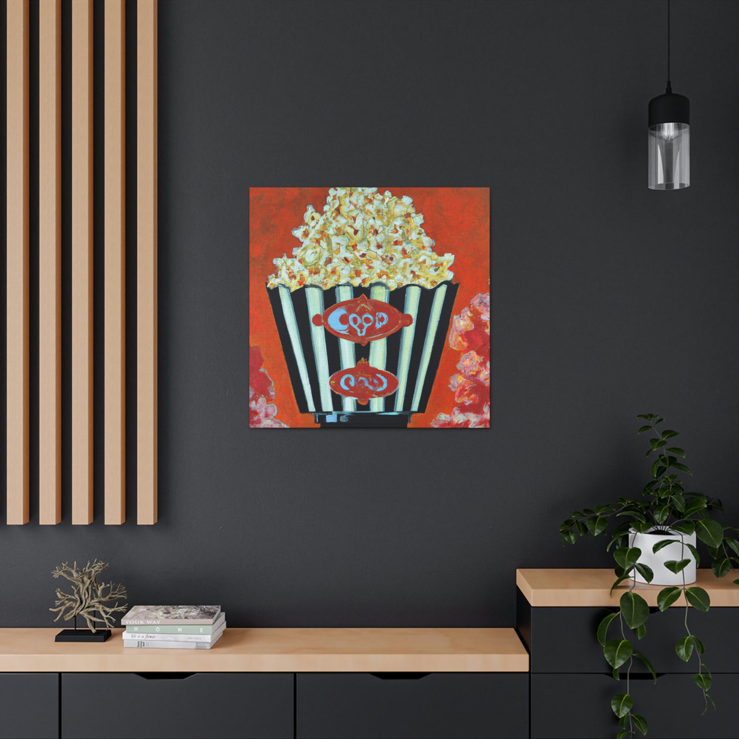 "Surreal Seas of Popcorn" - Canvas