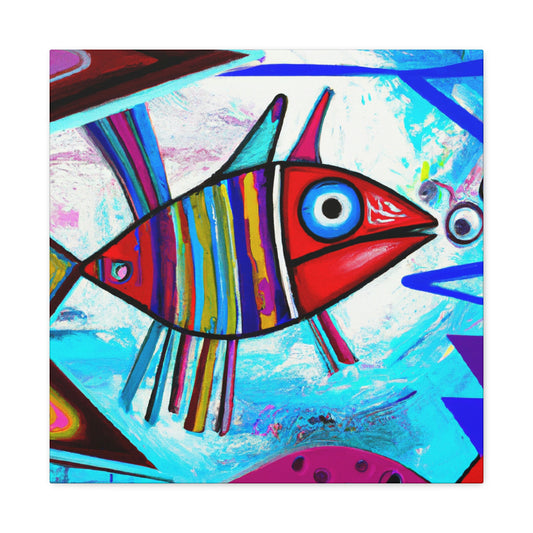 "Fish of the Unseen" - Canvas