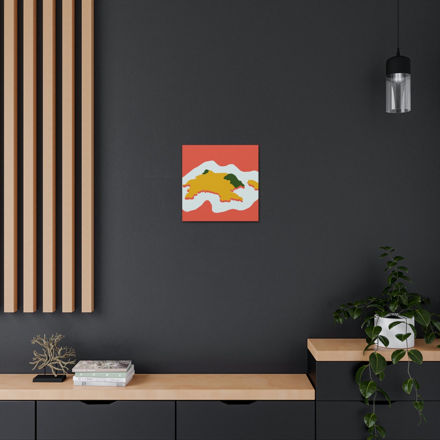 Archipelago in Minimalism - Canvas