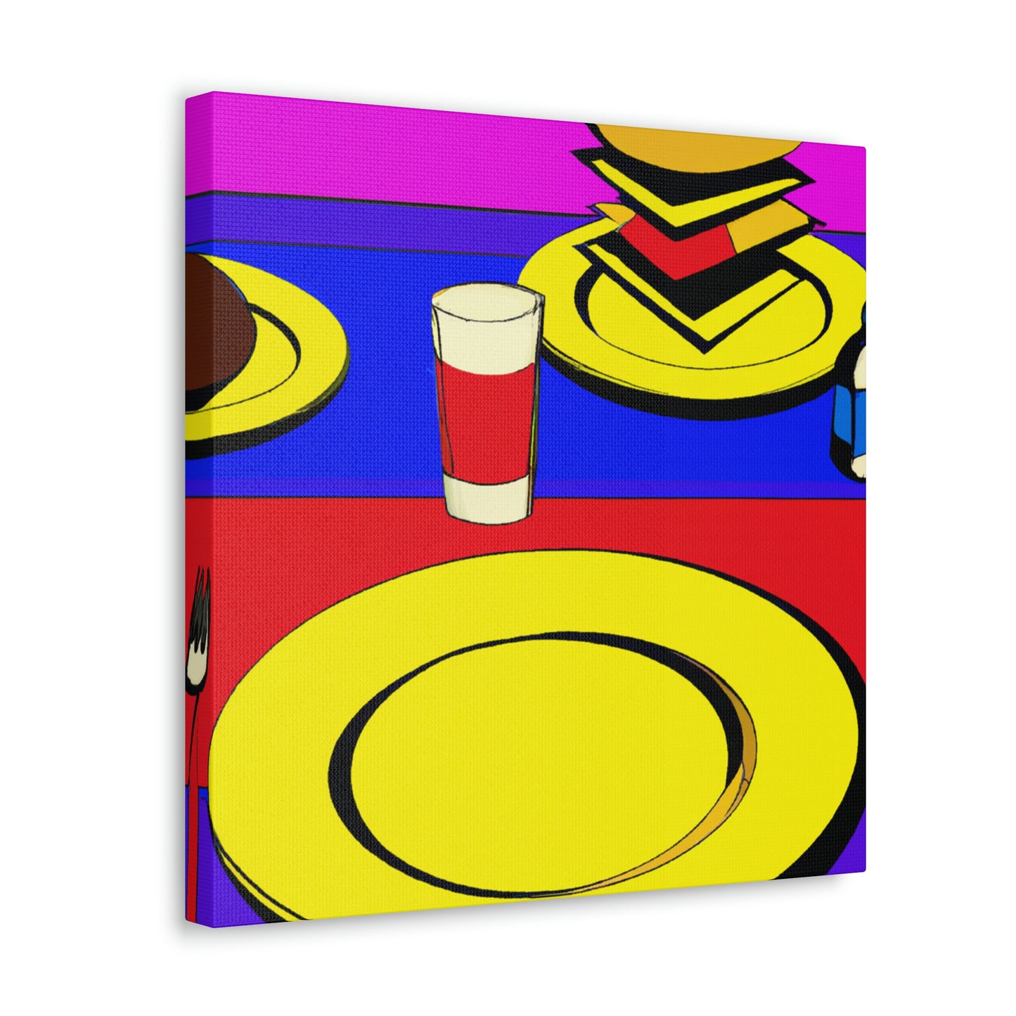 Dining in Pop Art - Canvas