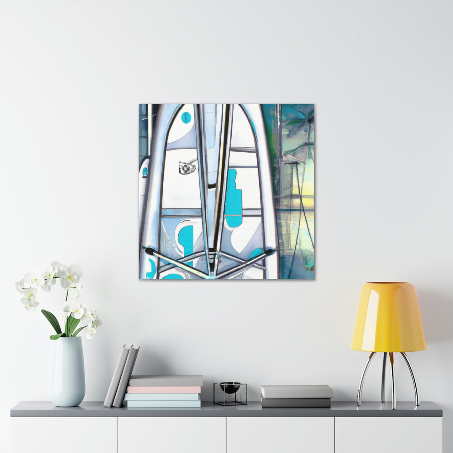 "Surfers on Paddleboard" - Canvas