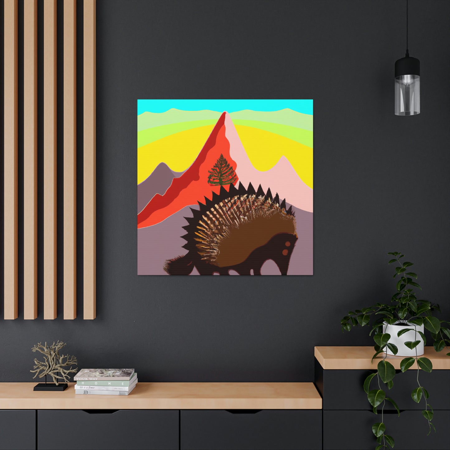 "Porcupine's Glitzy Glamour" - Canvas