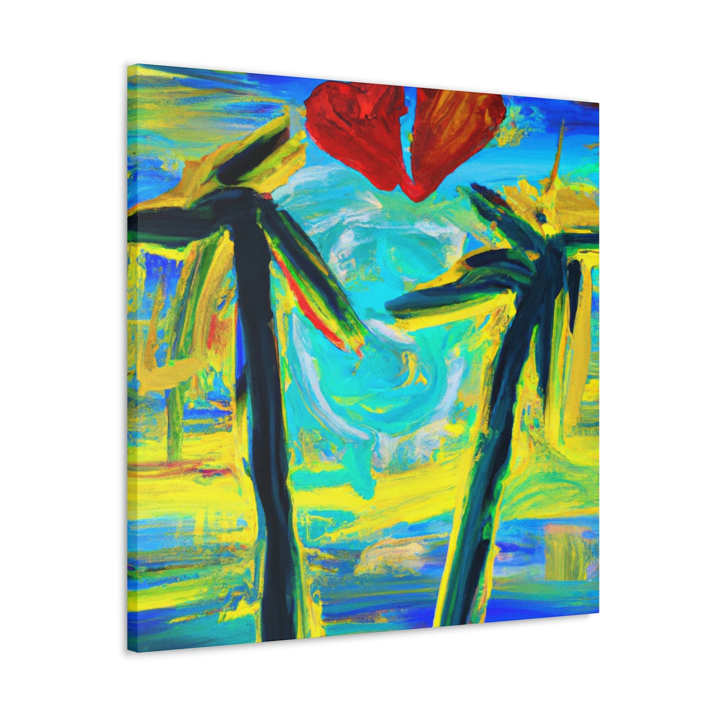 Lovely Palm Treescape - Canvas