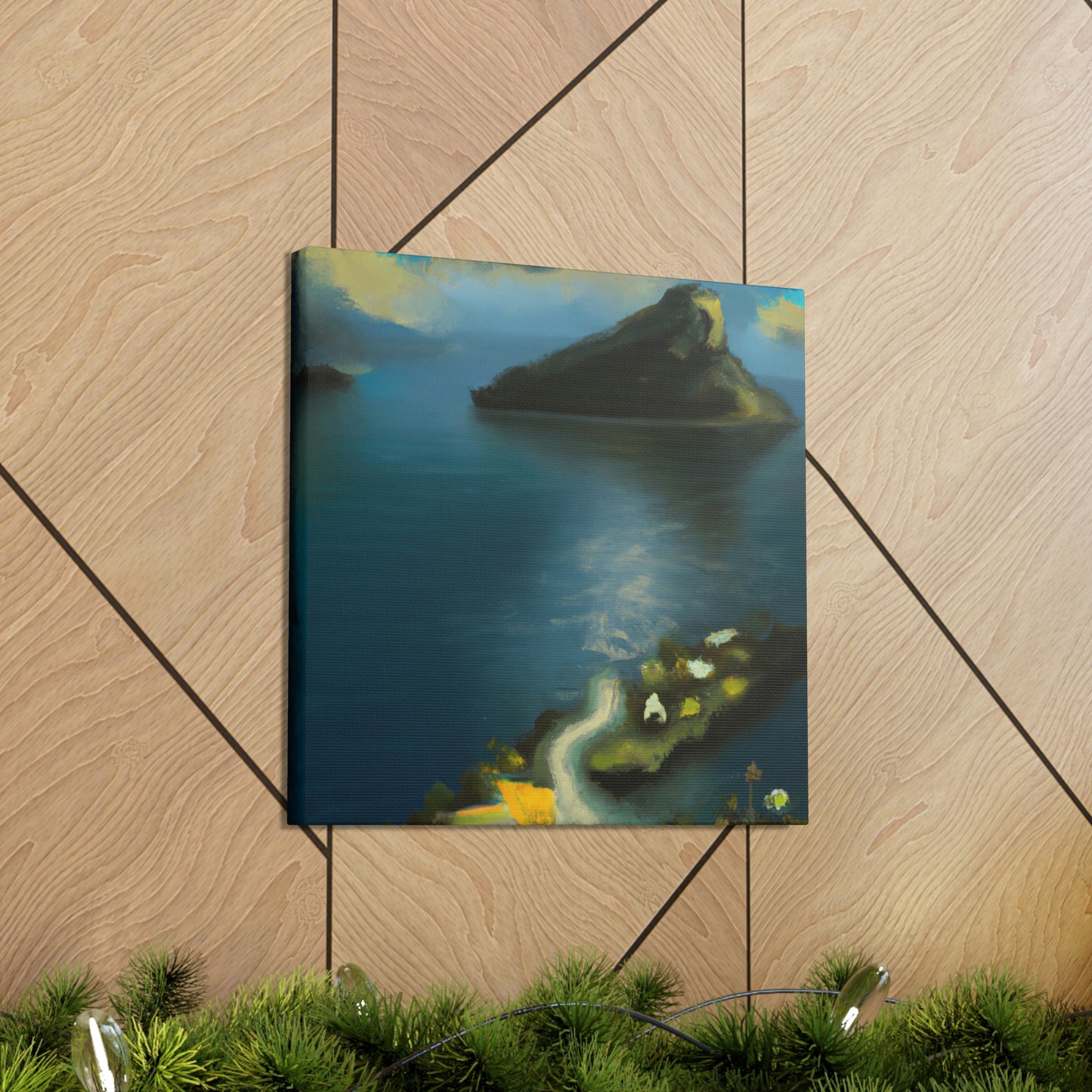 Island in Abstract Space - Canvas