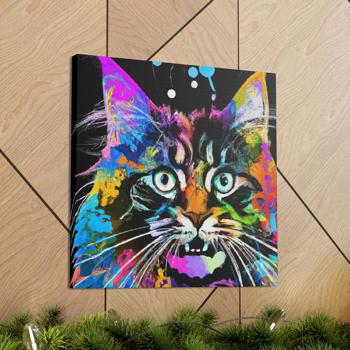 "Maine Coon Pop Art" - Canvas