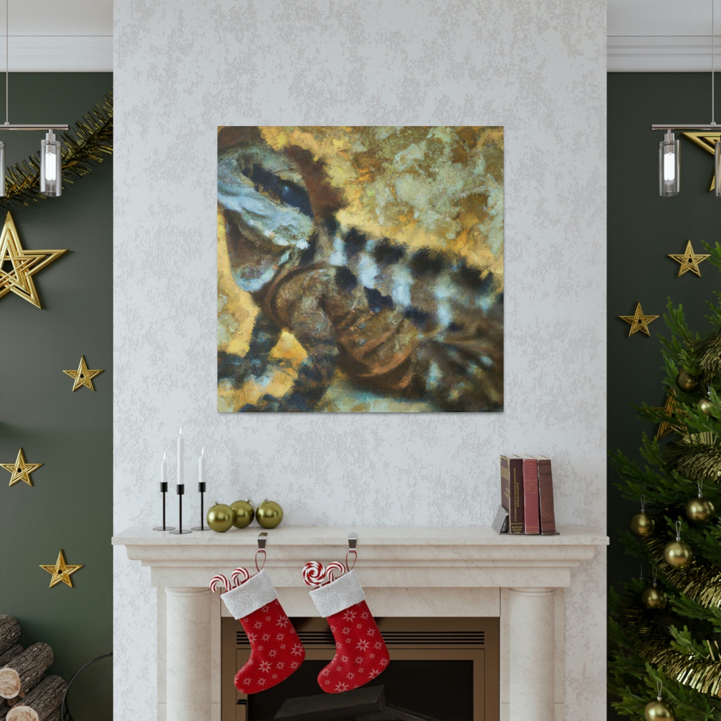 "Fanciful Frilled Lizard" - Canvas