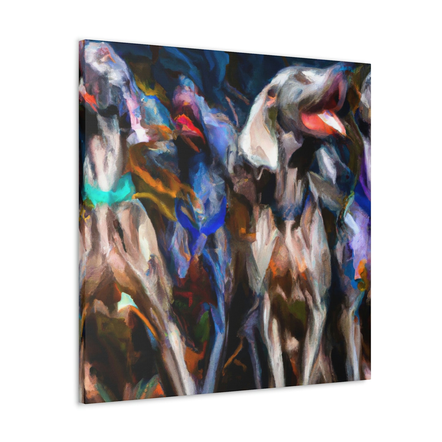 Weimaraner Wonderment - Canvas