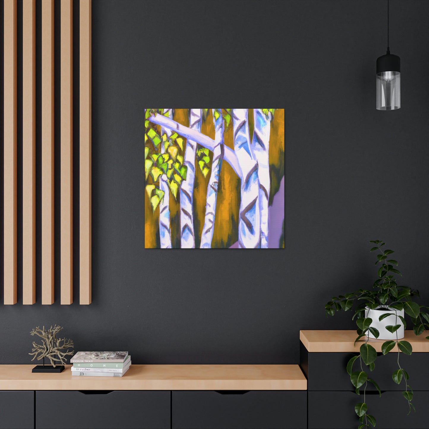 Birch Tree Splendor - Canvas