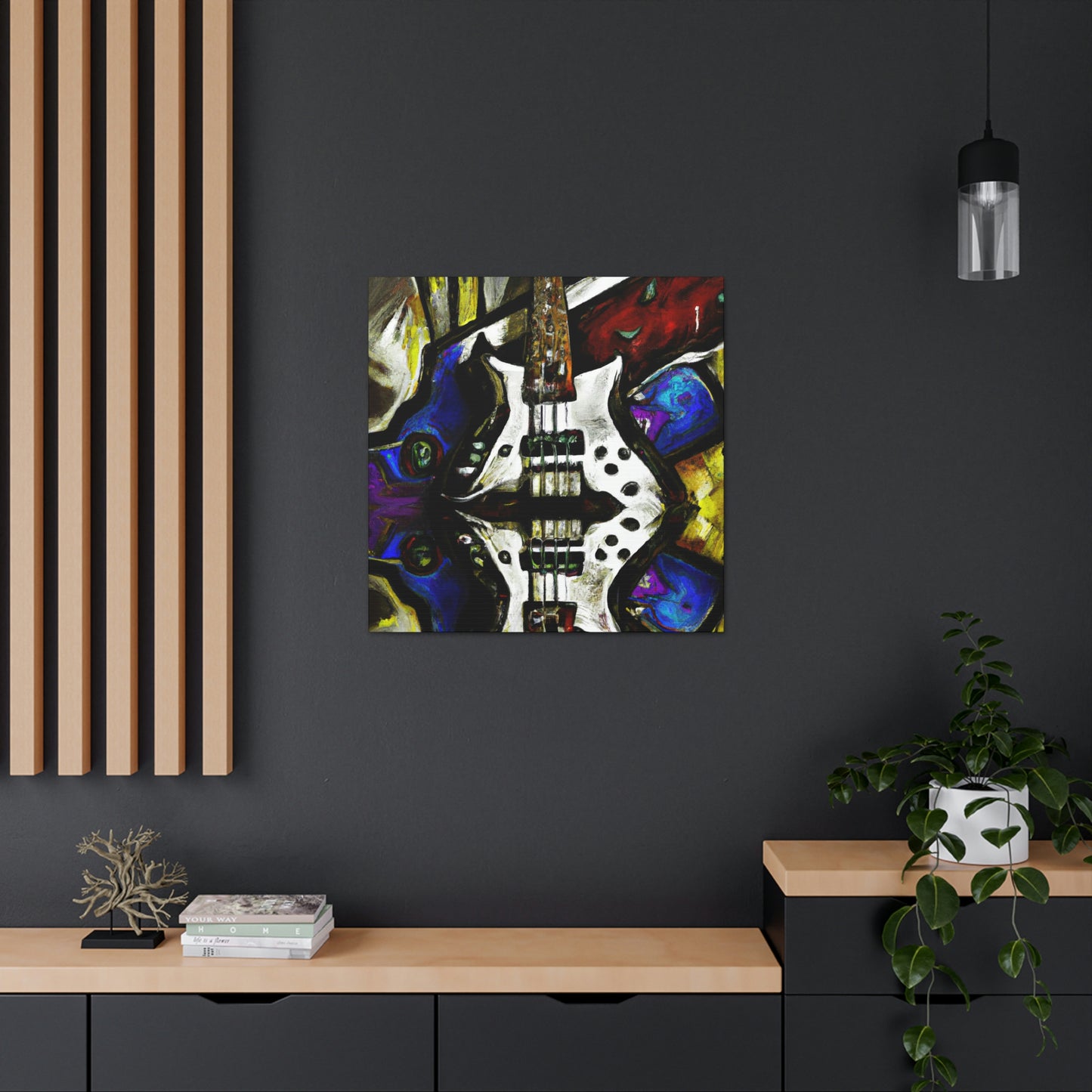 Rockin' Bass Vibes - Canvas