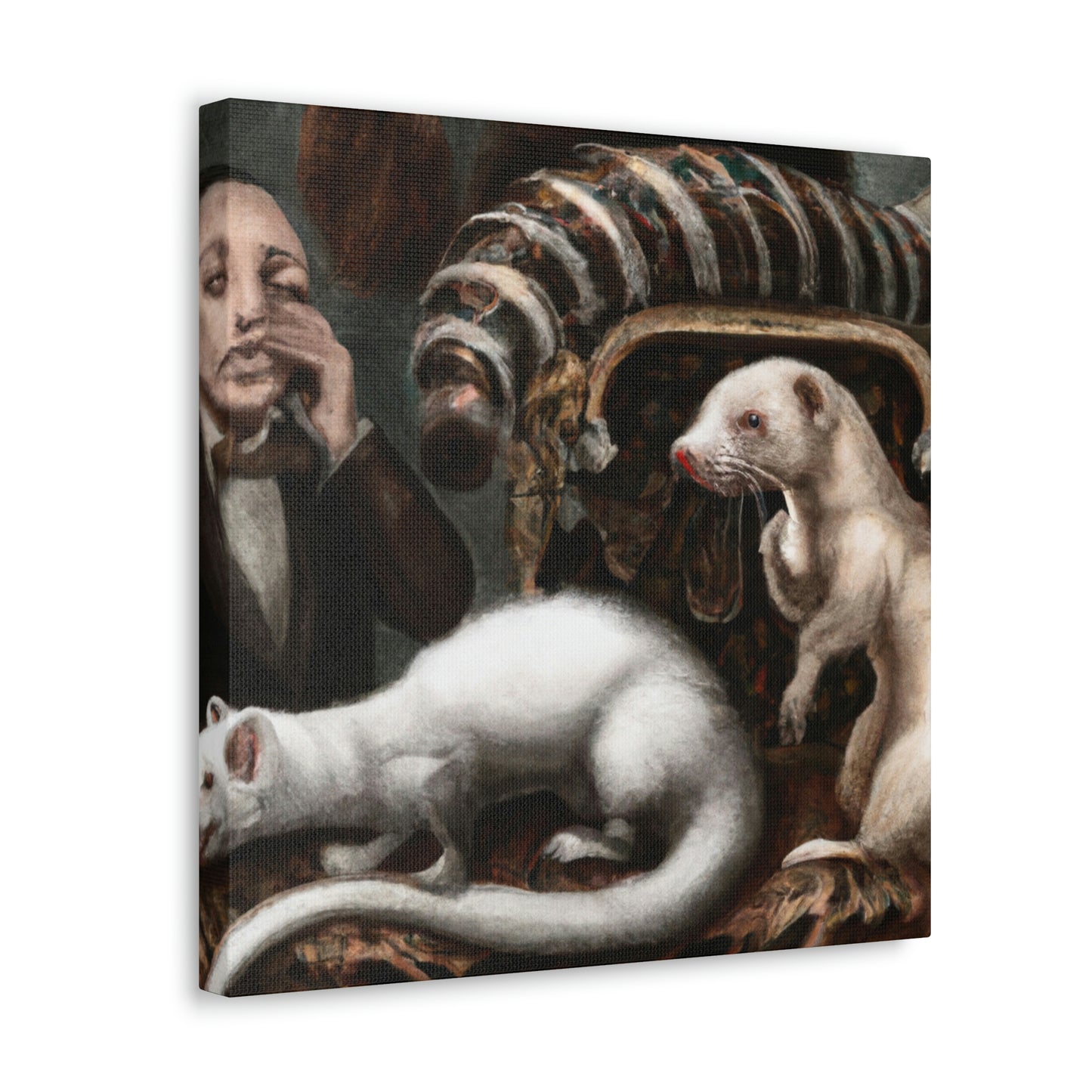 Ferret in Surreality - Canvas