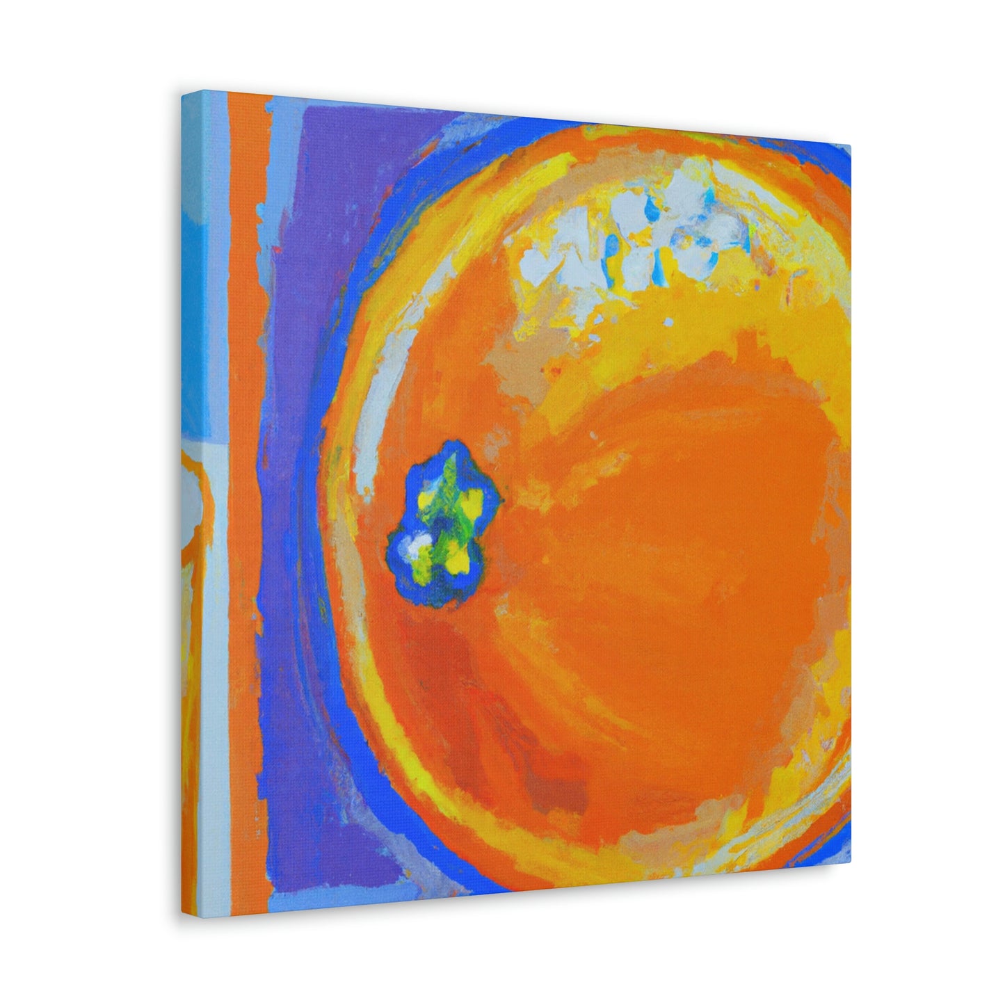 "Orange Abstract Brilliance" - Canvas