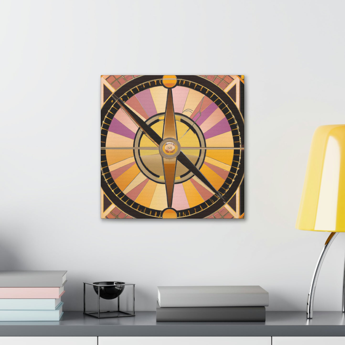 "Compass of Art Deco" - Canvas