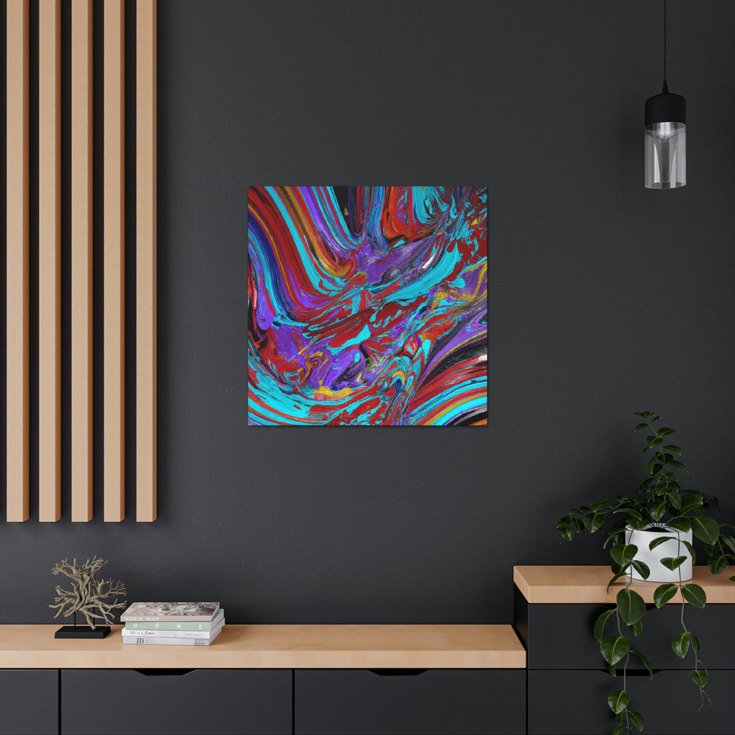 "Dynamic Flowing Melodies" - Canvas