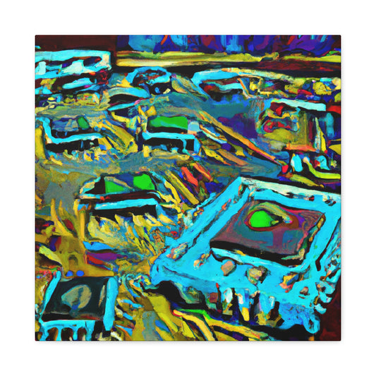 "Tech Meets Fauvism" - Canvas