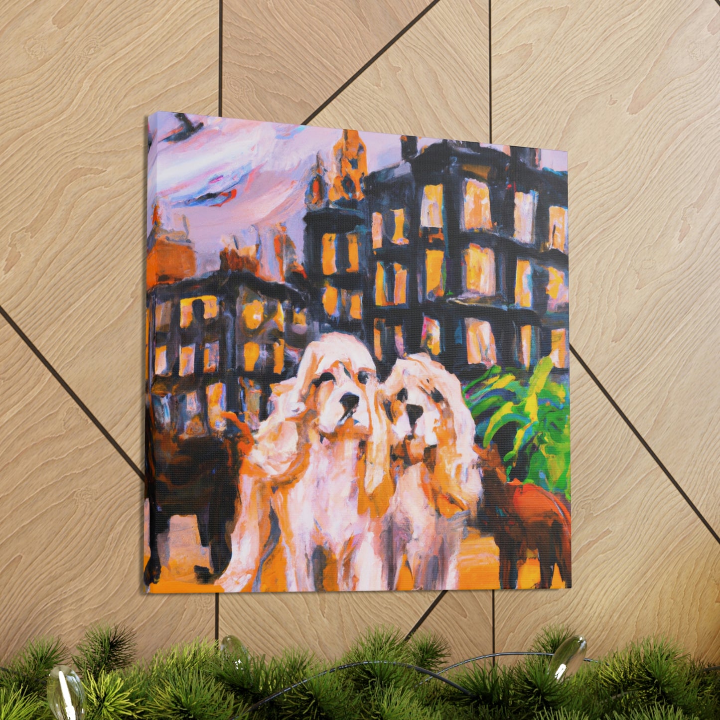 "Cocker Spaniel Unleashed" - Canvas