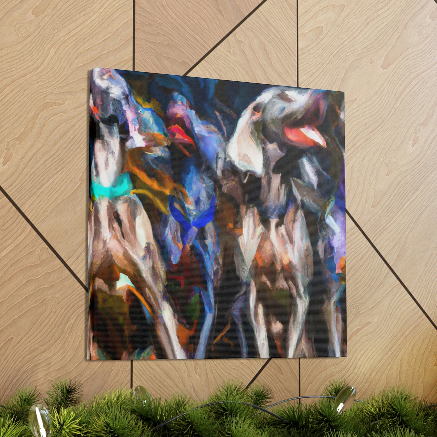 Weimaraner Wonderment - Canvas