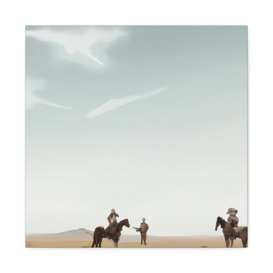 Grazing Horses Simplicity - Canvas