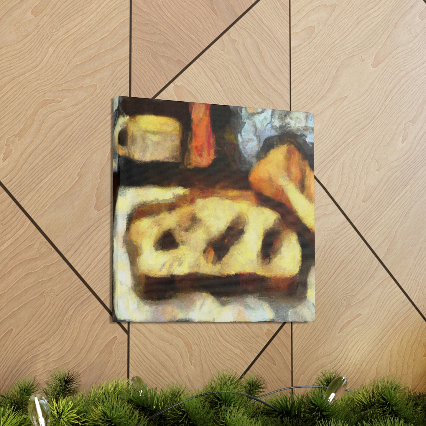 "Breaking Bread Abstraction" - Canvas