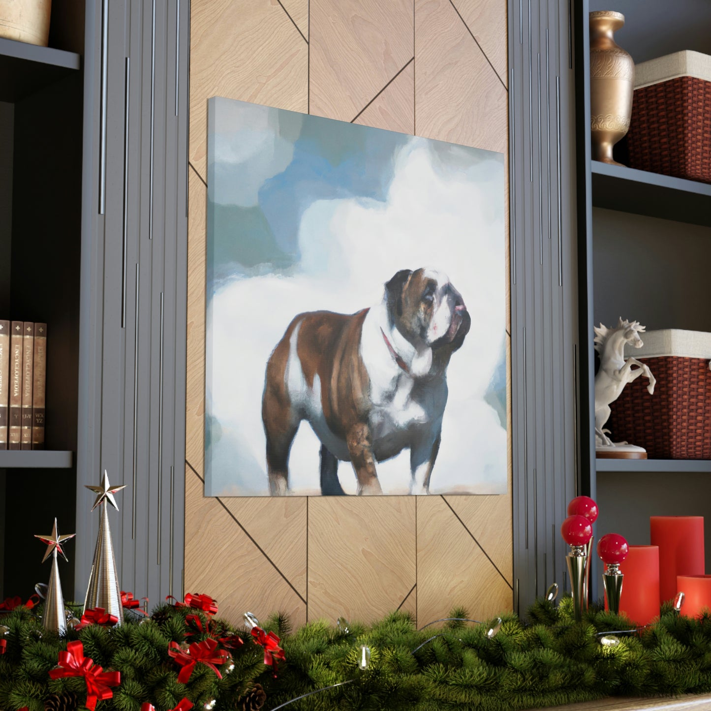 "English Bulldog Simplicity" - Canvas