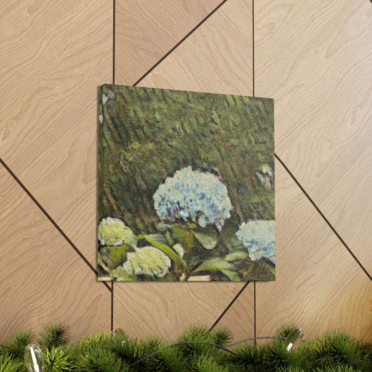 "Hydrangeas in Bloom" - Canvas