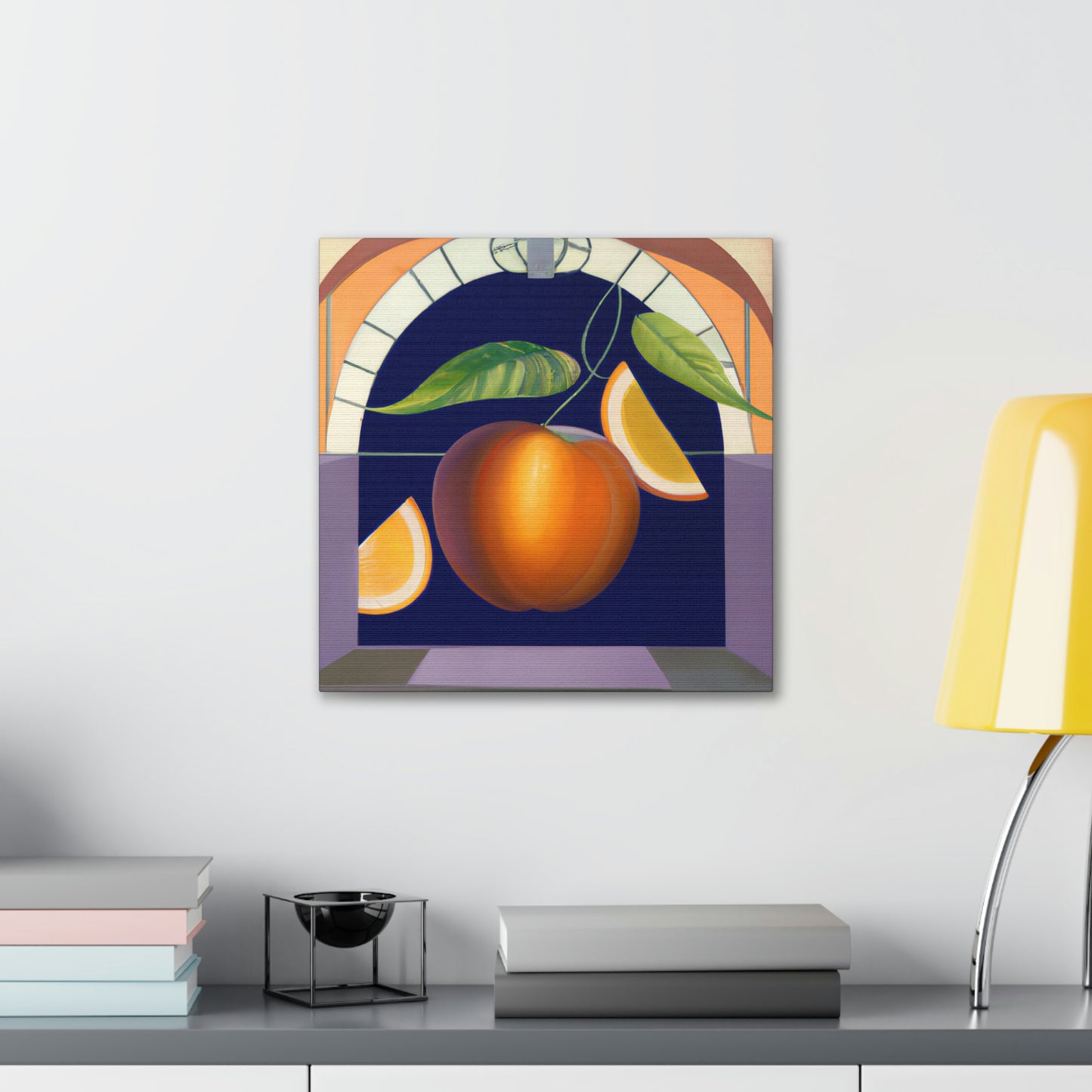 "Lush Art Deco Fruit" - Canvas