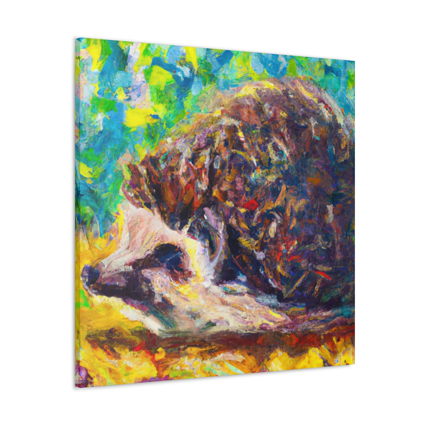 Hedgehogs In Impressionism - Canvas