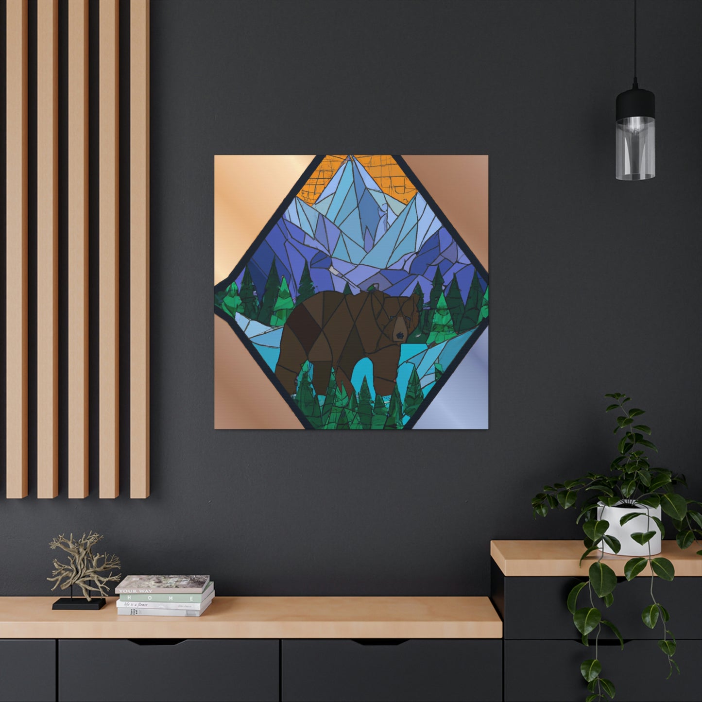 "Bears of Art Deco" - Canvas