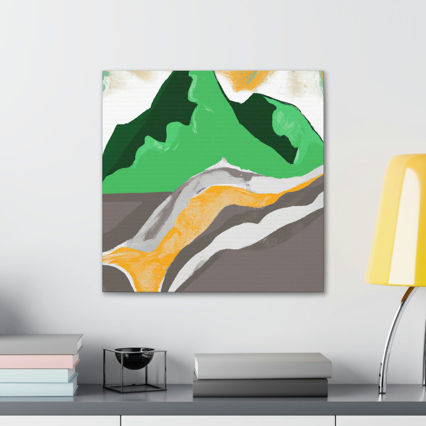 Mountain Majesty Ablaze - Canvas