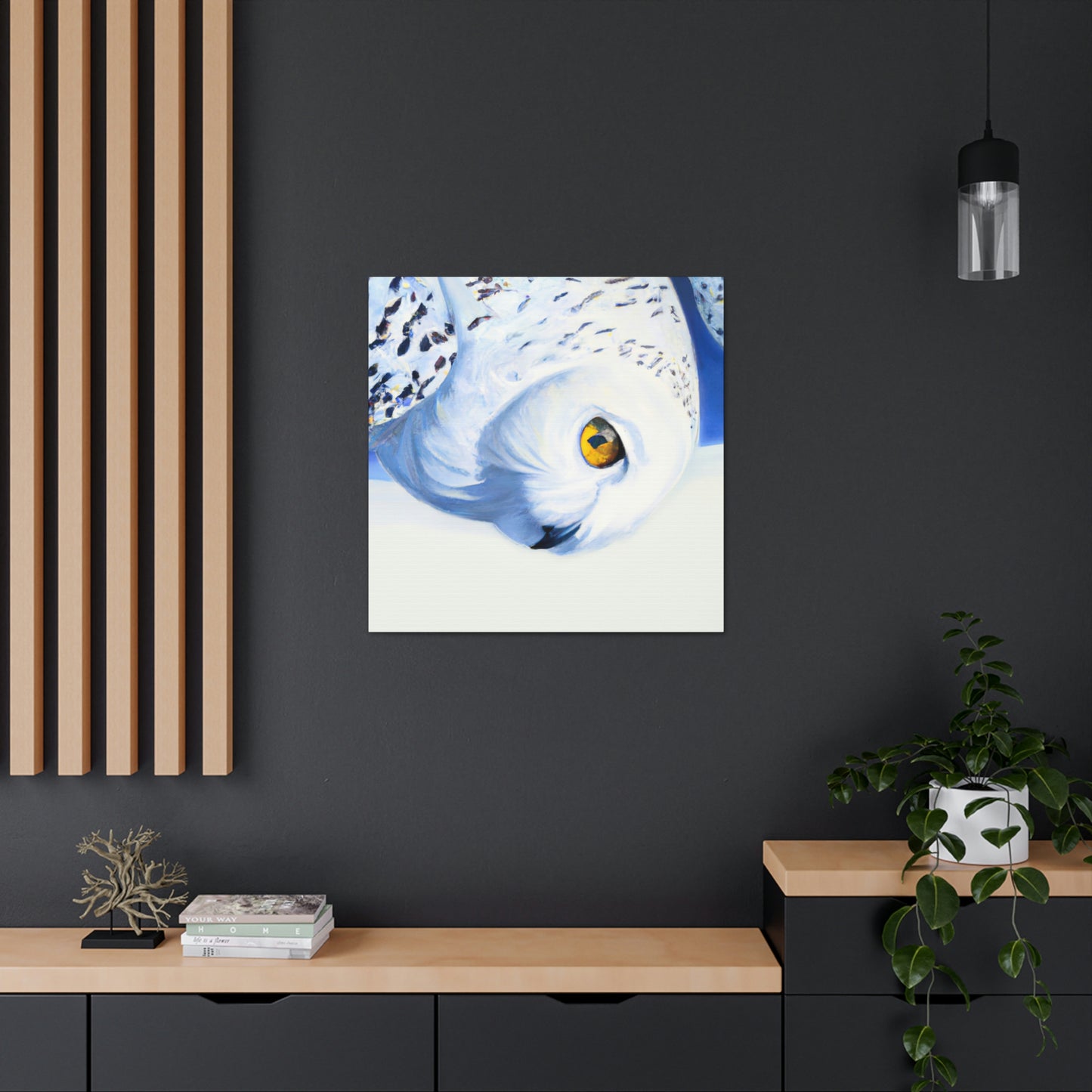 Snowy Owl Splendor - Canvas