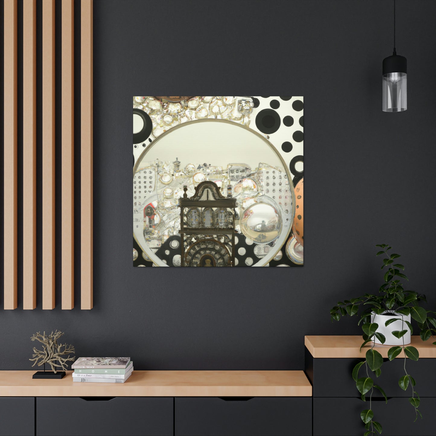 "Victorian Steampunk Scene" - Canvas