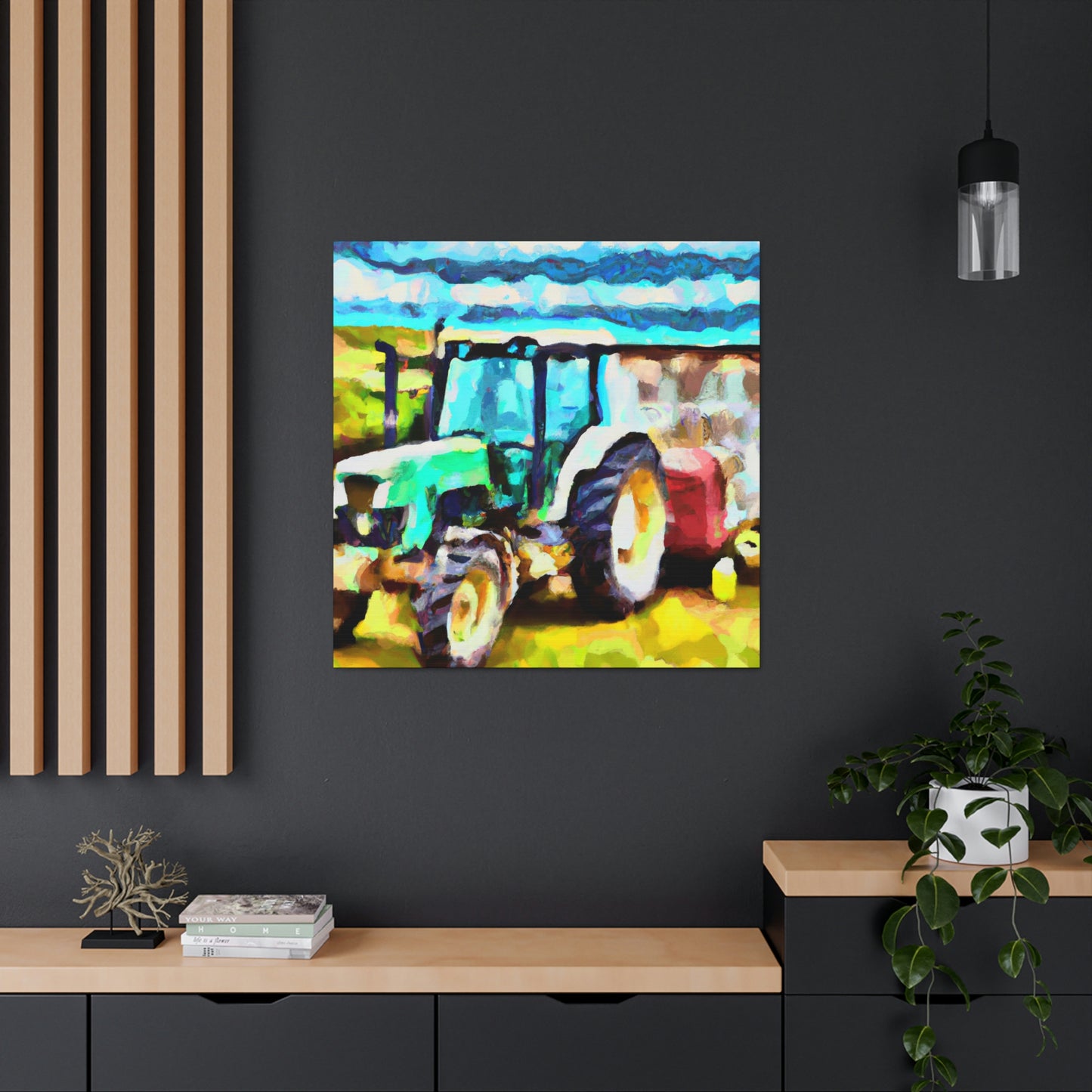 A Tractor's Endurance - Canvas