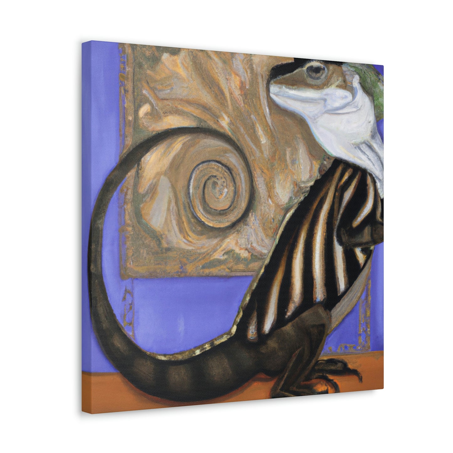 "Limbless Lavish Lizard" - Canvas