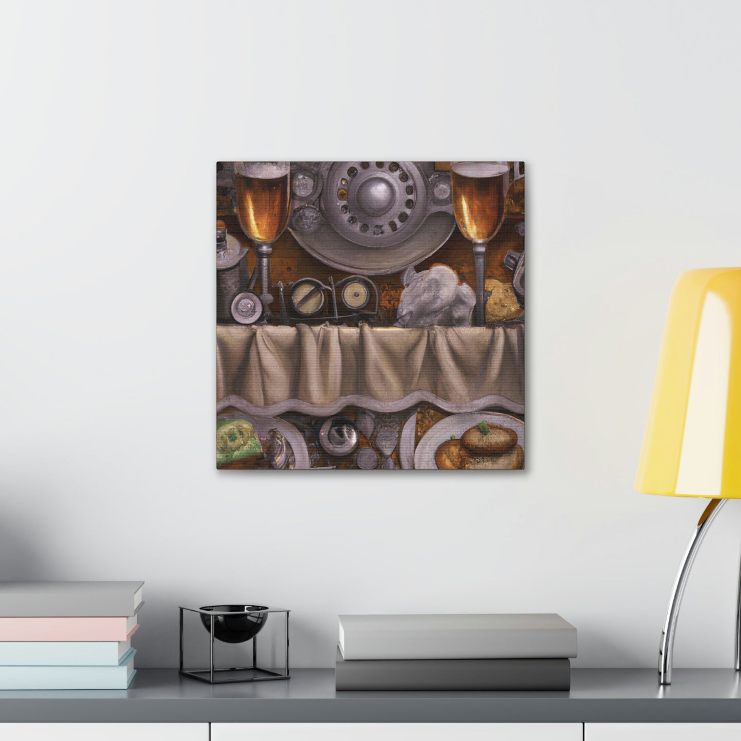 Steampunk Dinner Setting - Canvas