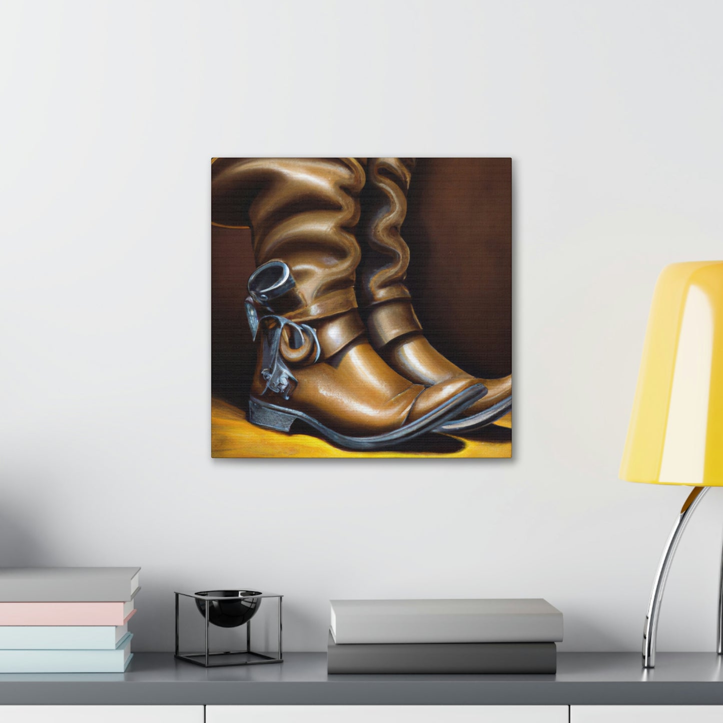 "Boot's Heeled Journey" - Canvas