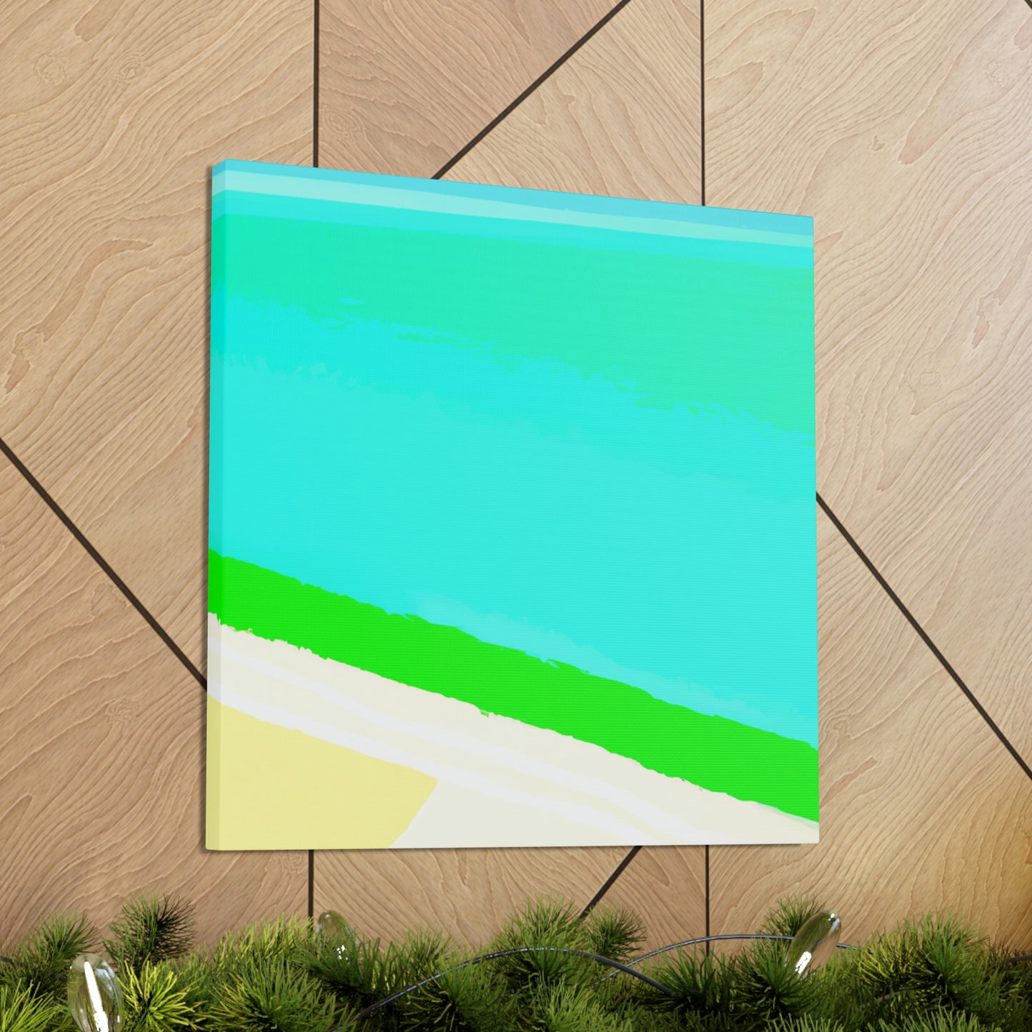 "Summer Sparkle Beaches" - Canvas