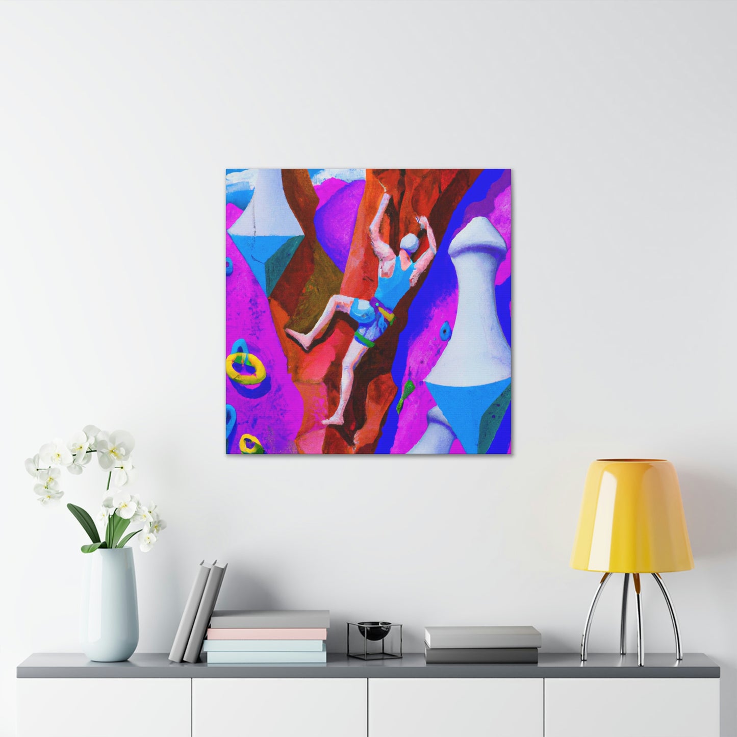 Rock Climbing Dreamscape - Canvas