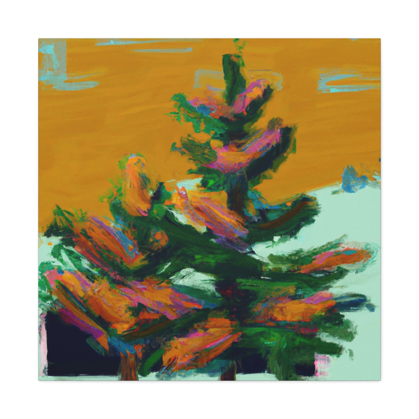 "Fir Tree Expressionism" - Canvas