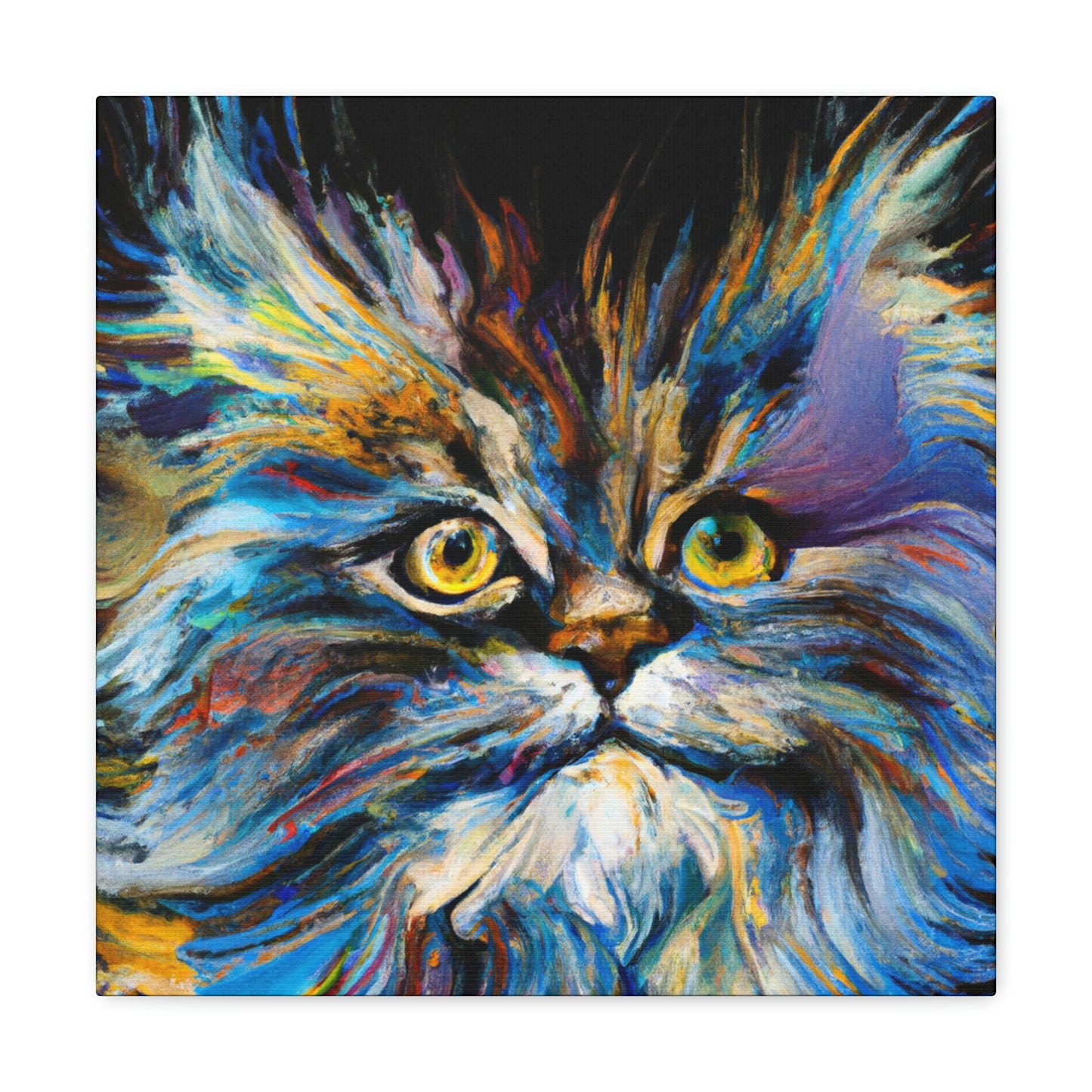 Maine Coon Expressionism - Canvas