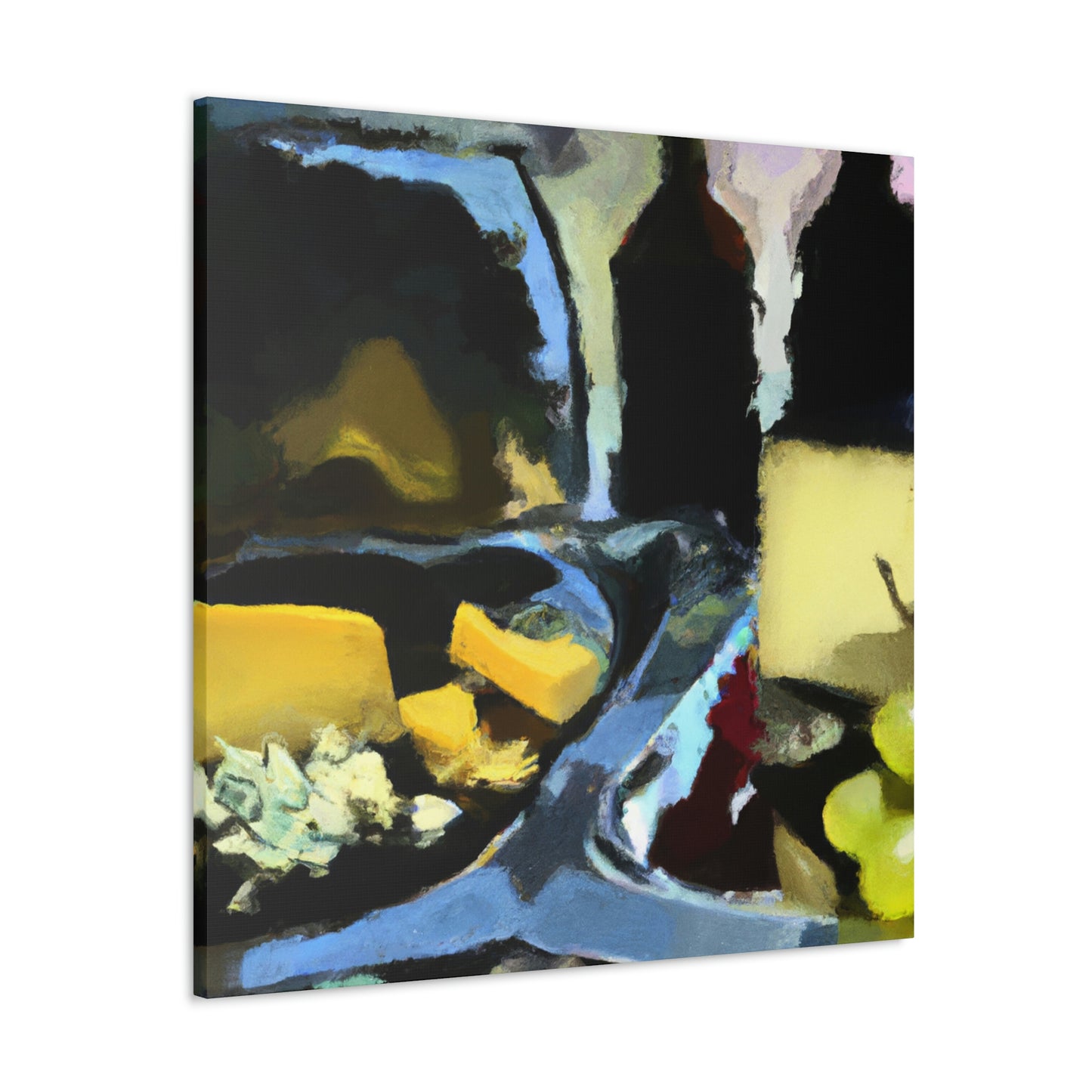 Cheese and Grapes Ablaze - Canvas