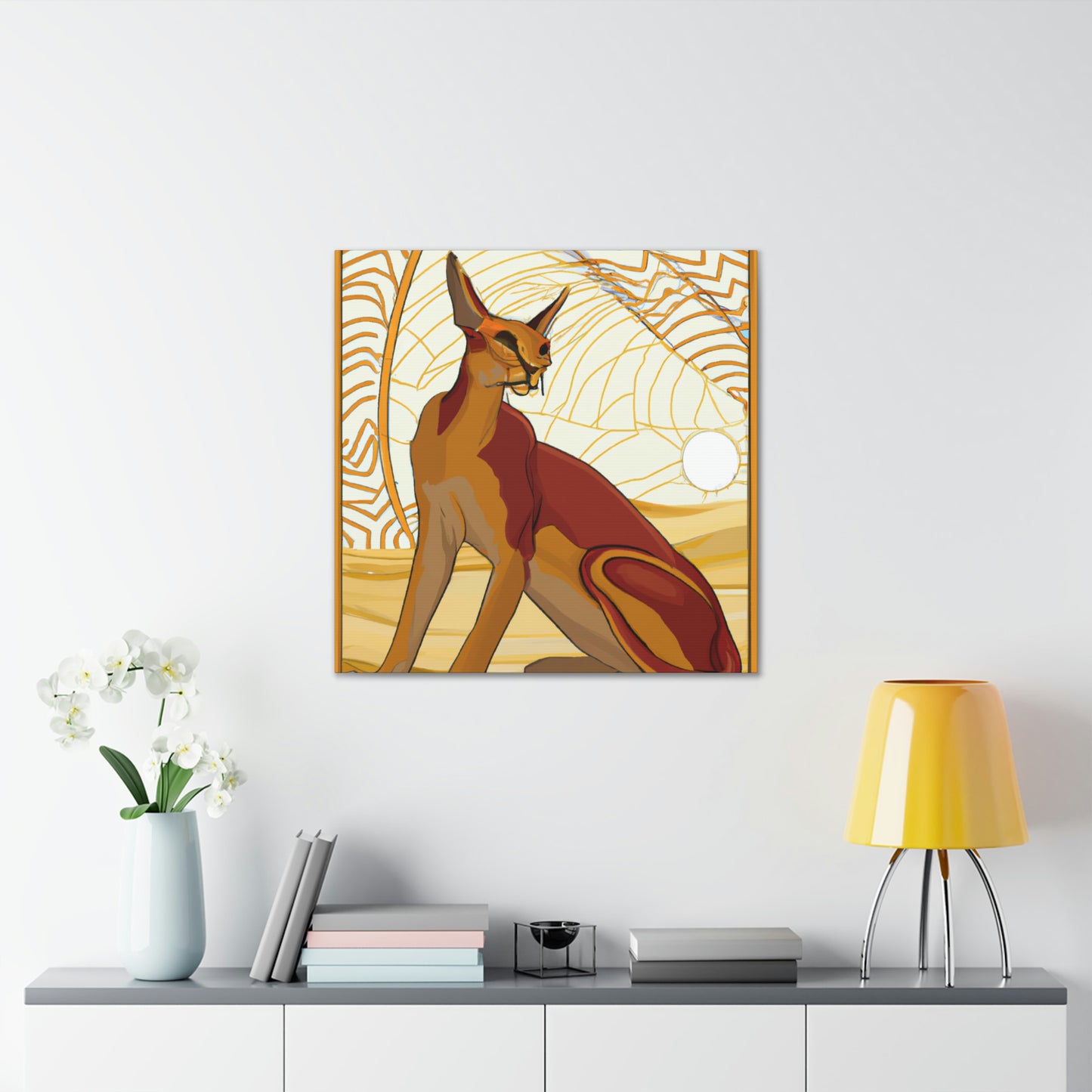 Radiant Caracal Splendor - Canvas