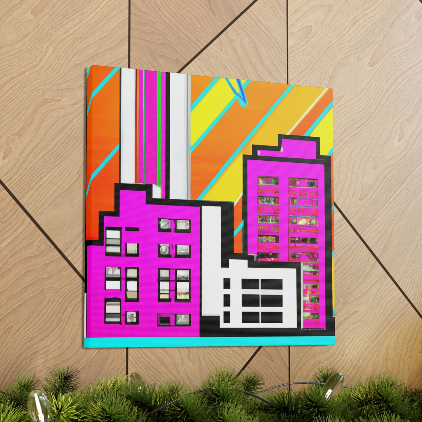 Modern Art Deco Delight - Canvas