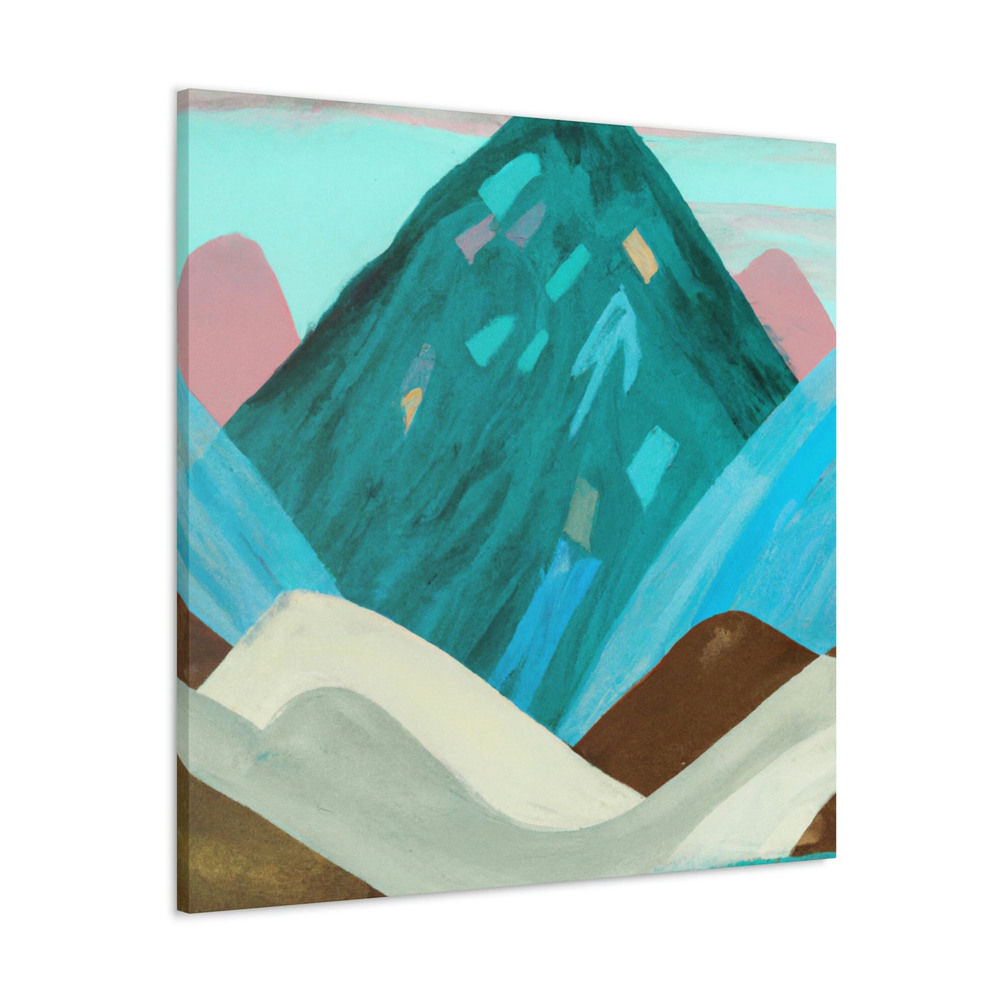 "Mountain Stillness Peaceful" - Canvas