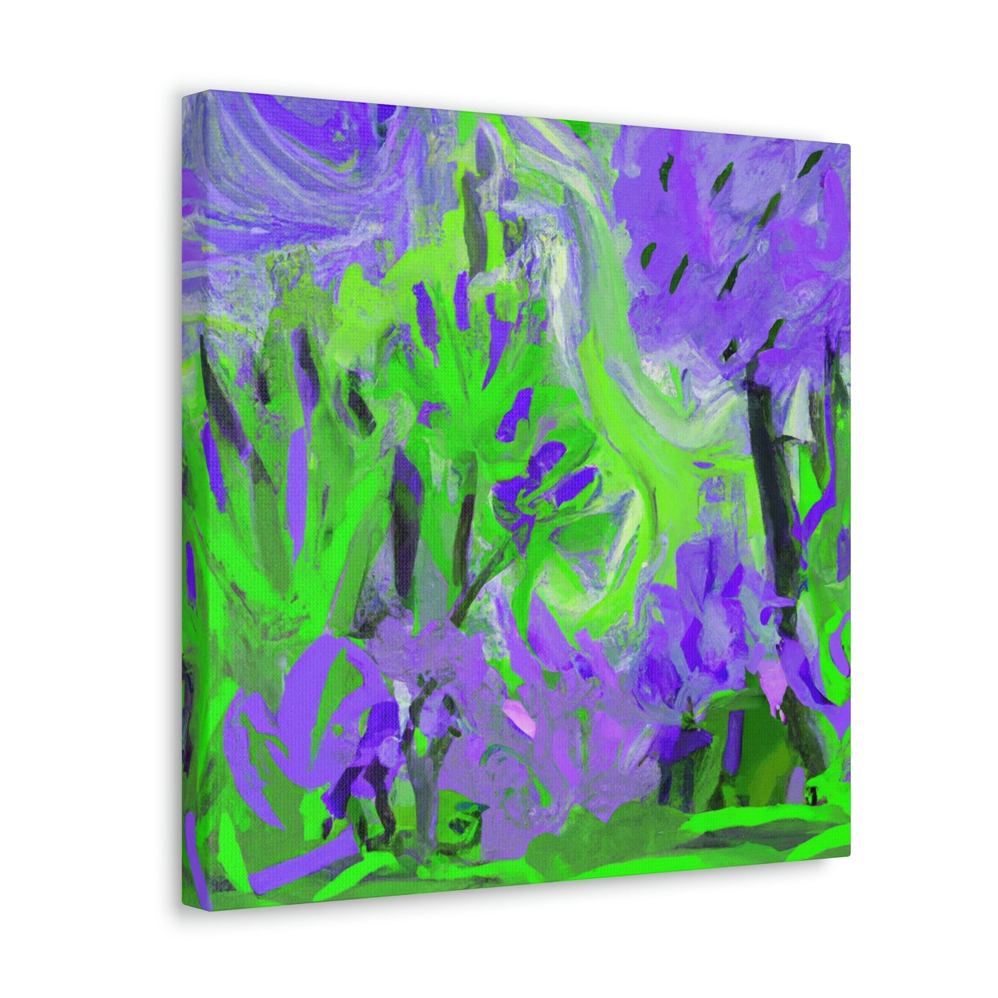 Lilac Expression Abstraction - Canvas