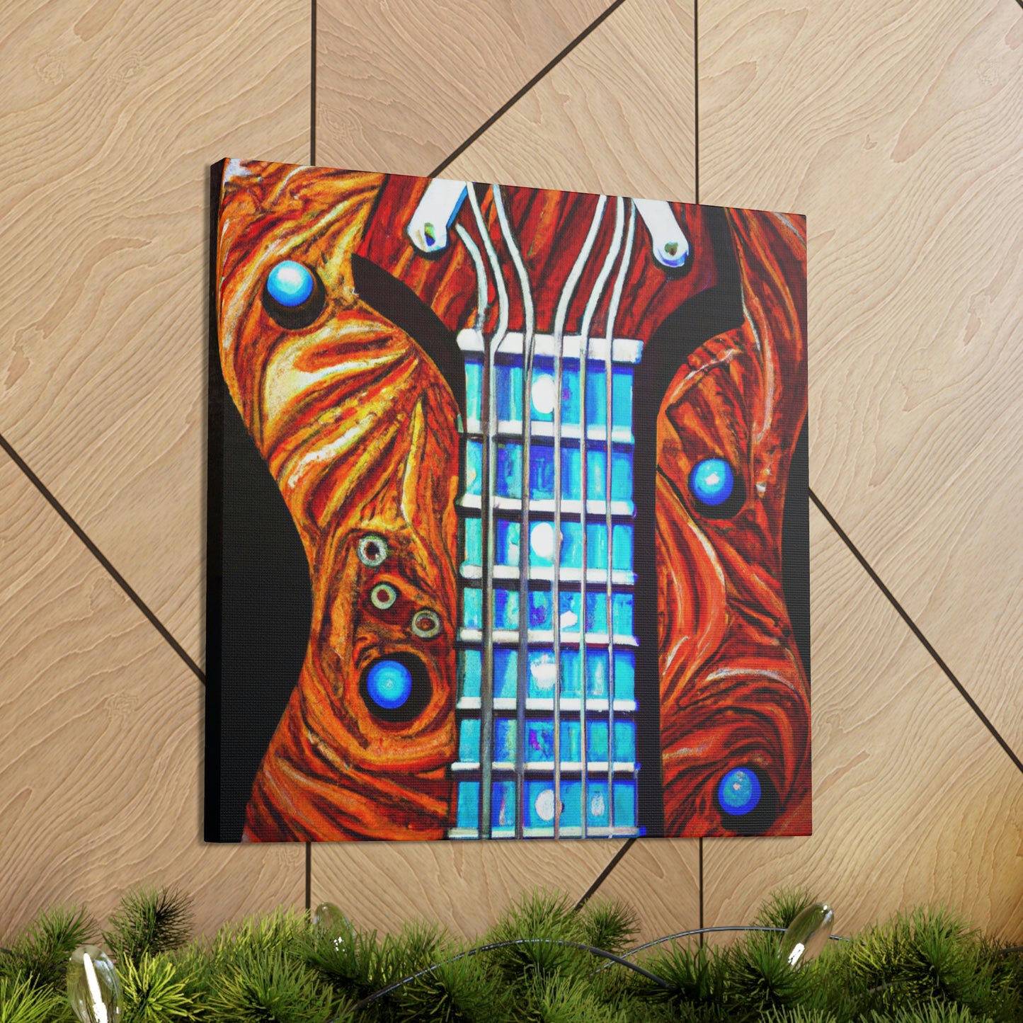 "Guitar Resonance Dreaming" - Canvas