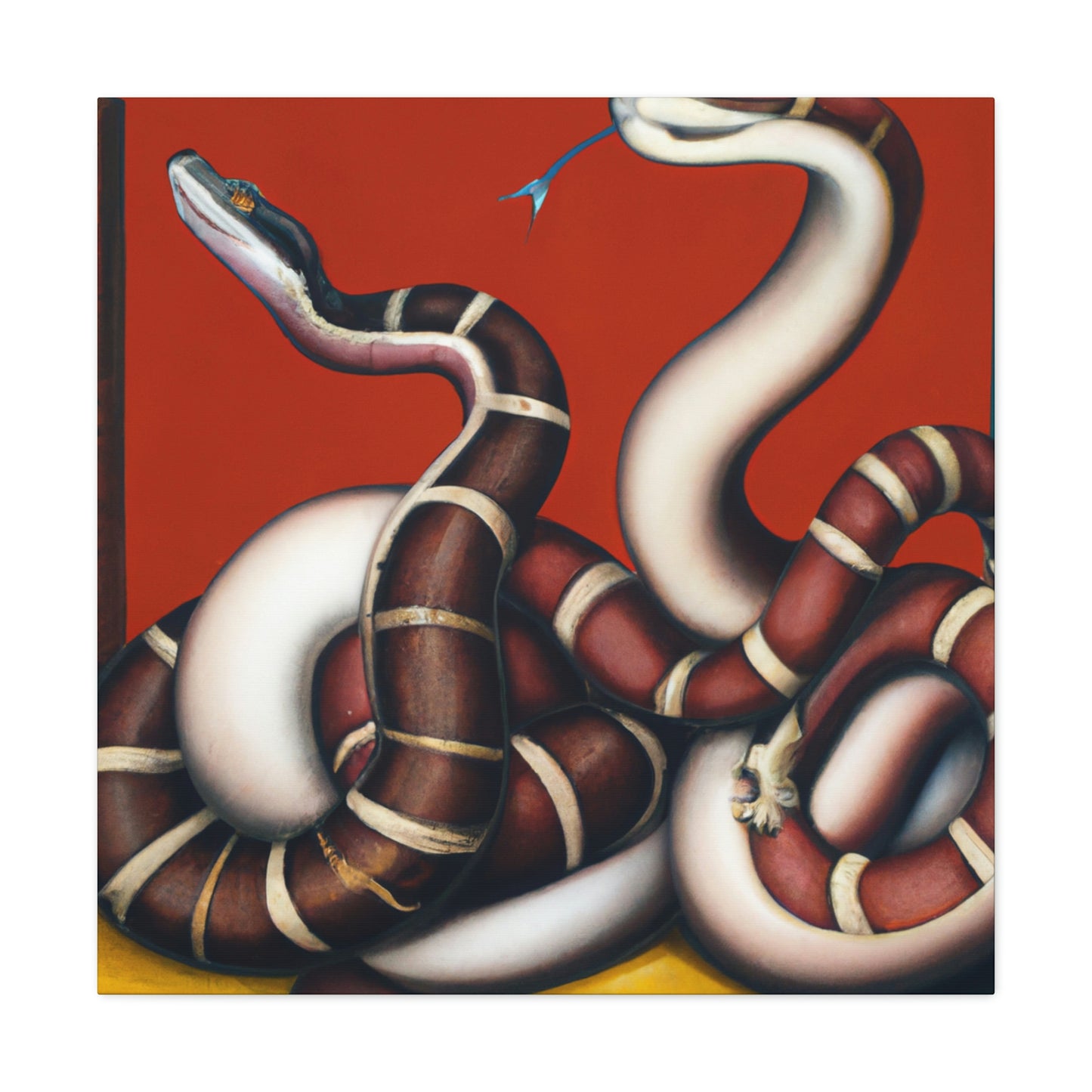 "Slithering Art Deco" - Canvas