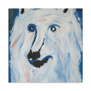 "Arctic Wolf's Silence" - Canvas