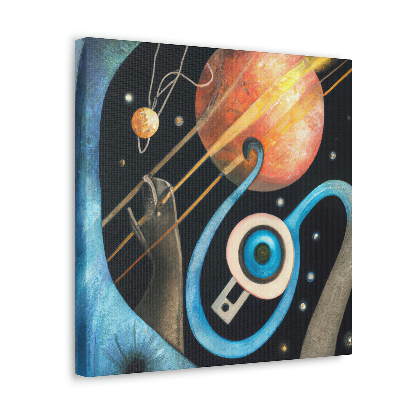 Pluto: Cosmic Deco - Canvas