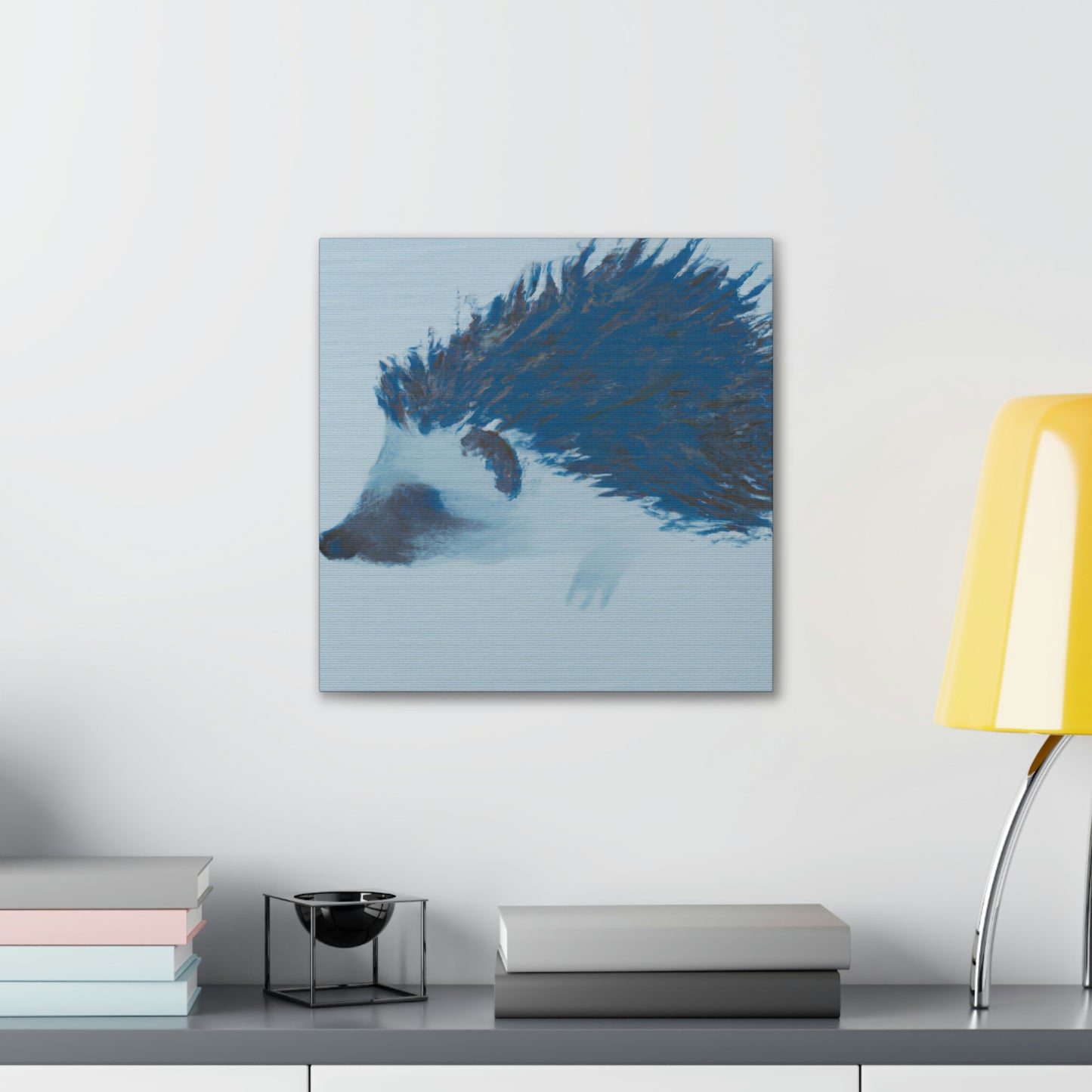 "Hedgehog in Minimalism" - Canvas